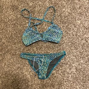 RARE ghost scale mermaid print